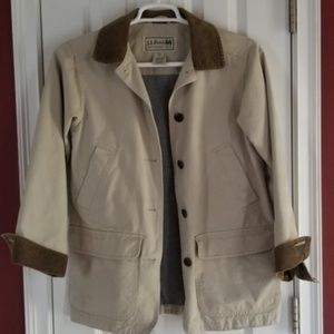 L.L.Beans Canvas Beige Barn Coat XS (Preowned)
